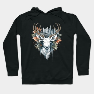 Stag Deer Animal Beauty Nature Wildlife Discovery Hoodie